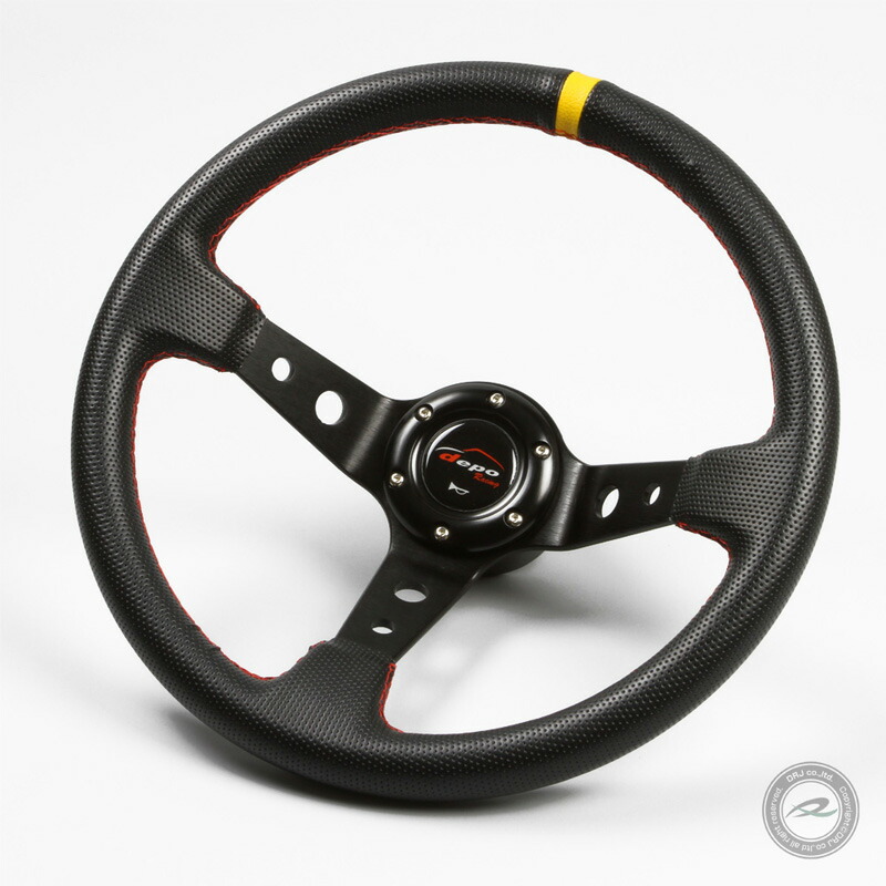 楽天市場】デポレーシング ステアリング ハンドル 35φ ディープコーン