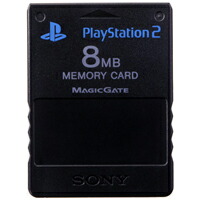 楽天市場】PS2 SONY純正 メモリーカード【8MB】 （ブラック） 初期化済