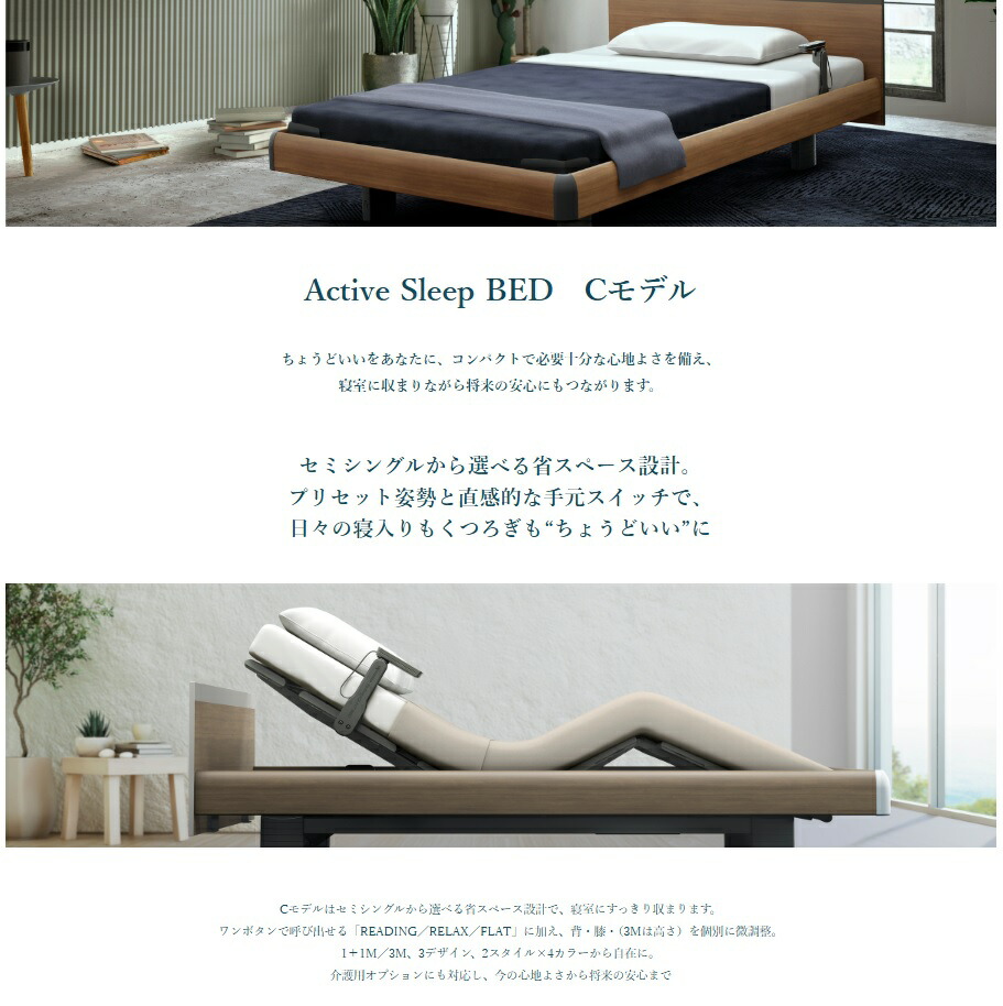 楽天市場】パラマウントベッド ActiveSleepBED Cモデル(旧INTIME1000