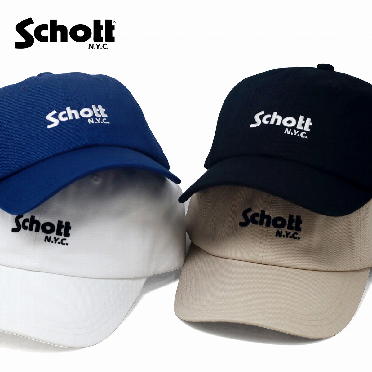楽天市場】SCHOTT ショット キャップ ブランド Schott N.Y.C. メンズ