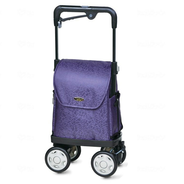 楽天市場】ショッピングカート 4輪 軽量 横押し ウォーキングキャリー