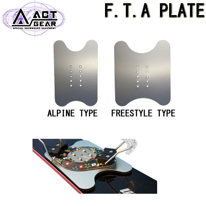 楽天市場】ACT GEAR アクトギア ビンディング F.T.A PLATE FTAプレート