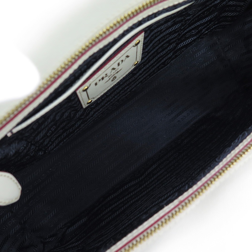 楽天市場】【中古】 プラダ デニム×サフィアーノ BN2441 ハンドバッグ