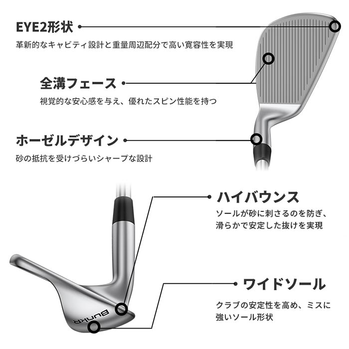 楽天市場】ピン ゴルフ PING BunkR バンカー BUNKR お助け クラブ PING