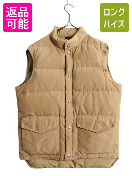 楽天市場】70s ウールリッチ ダウン ベスト メンズ M 程 古着 Woolrich