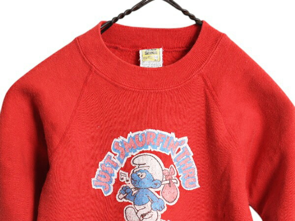 楽天市場】70s 80s USA製 スマーフ プリント スウェット キッズ ベビー