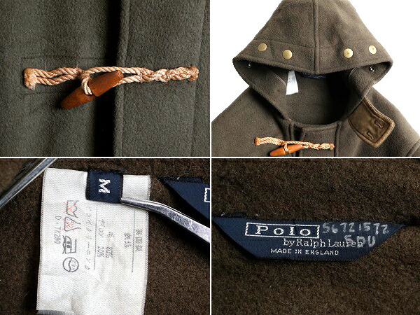 楽天市場】80s イングランド製 □ POLO ポロ ラルフローレン ダッフル