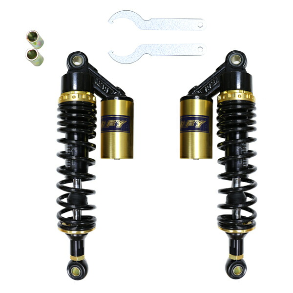 楽天市場】【送料無料】 サスペンション ゴリラ モンキーCB-1 320mm 黒