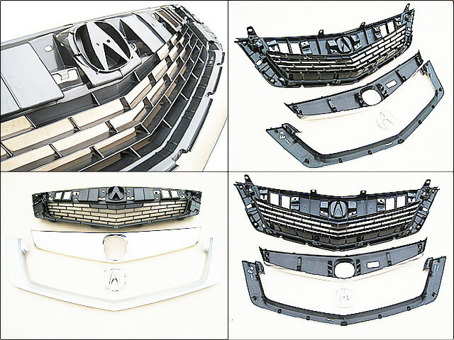 楽天市場】□アコードCU2前期□アキュラTSXセダン純正USフロントグリル