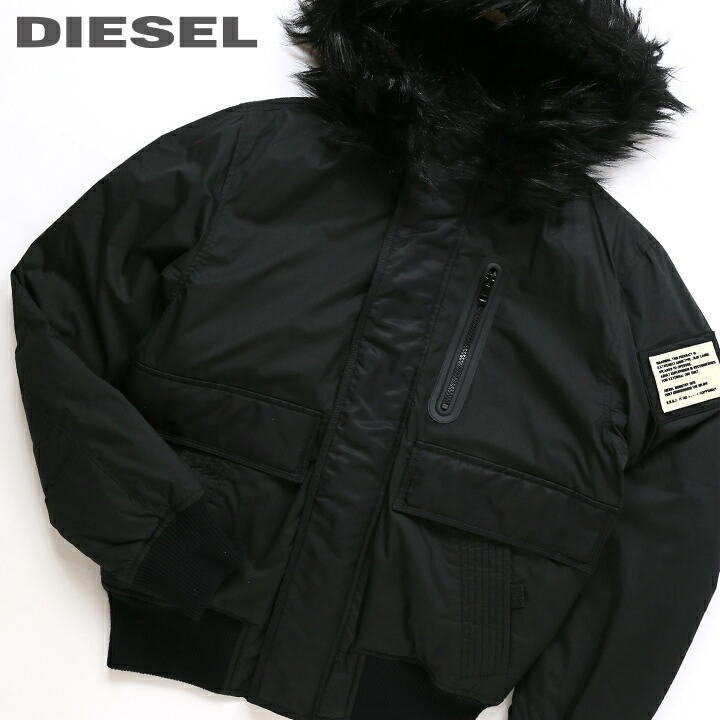 楽天市場】□DIESEL ディーゼル メンズ□エコファー フェイクファー 裏