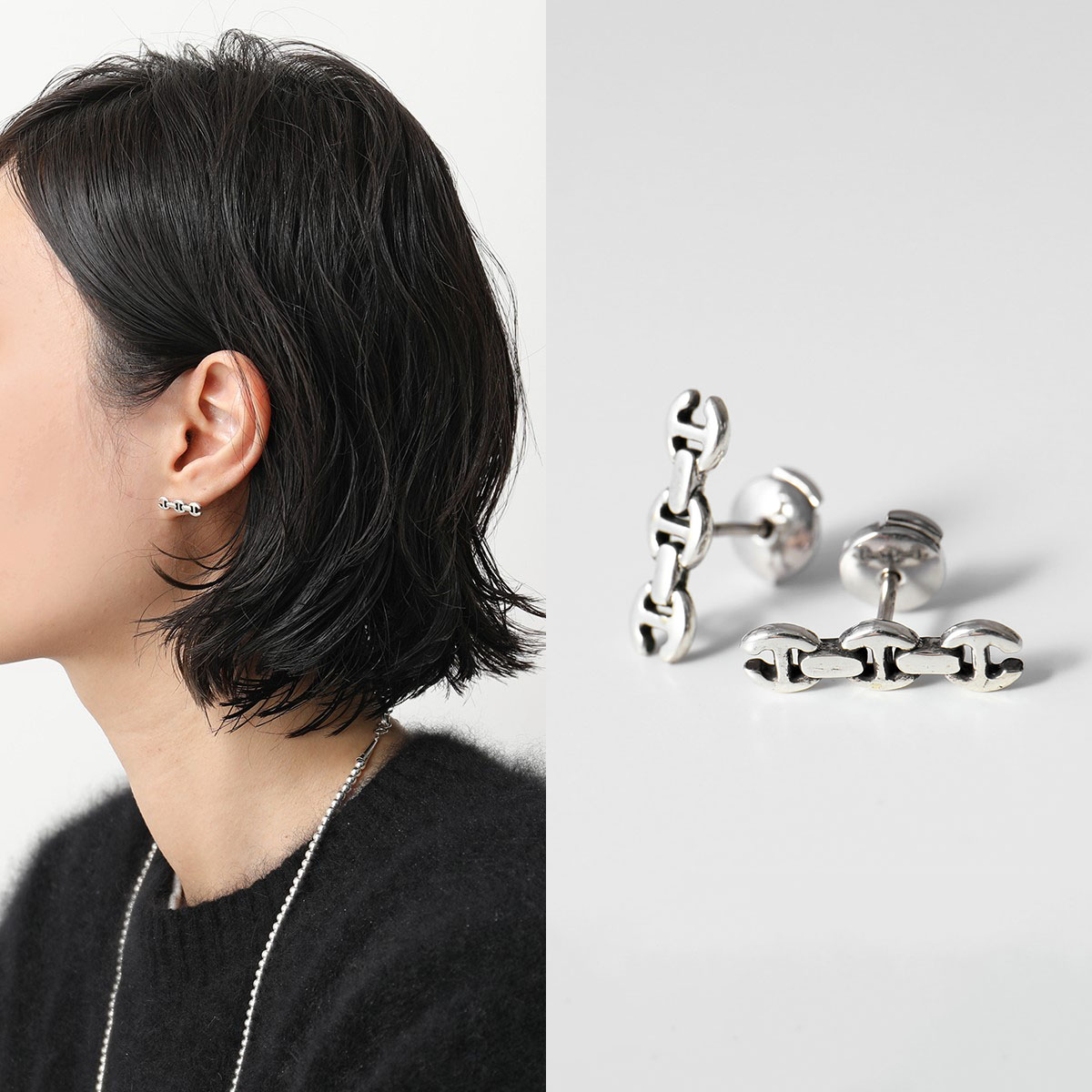楽天市場】HOORSENBUHS ホーセンブース ピアス 3MM TOGGLE HB081