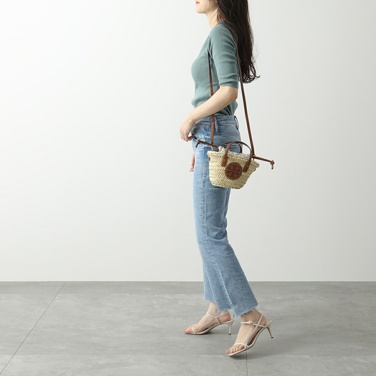 楽天市場】TORY BURCH トリーバーチ カゴバッグ ELLA STRAW MINI