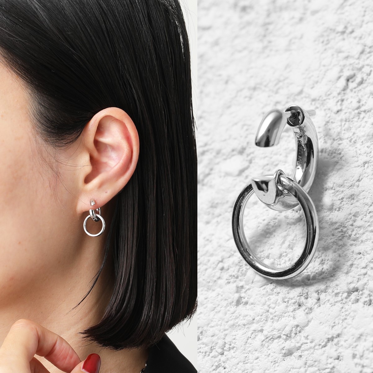 楽天市場】MARIA BLACK マリアブラック ピアス TWIN EARRING ツイン