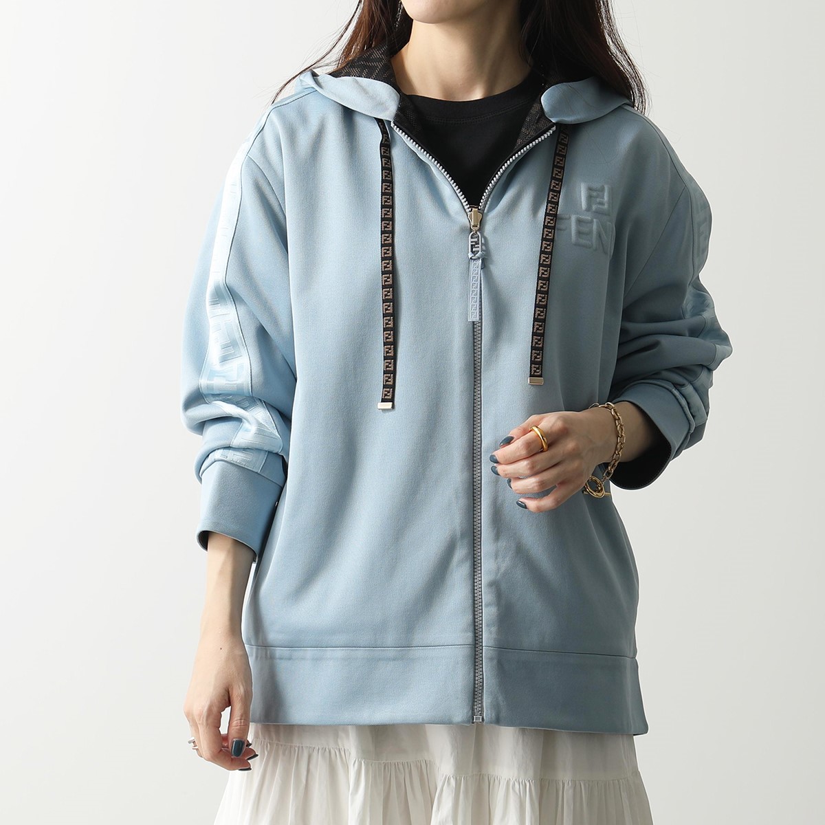 楽天市場】FENDI フェンディ パーカー FENDIRAMA JERSEY FAF142 AGOP