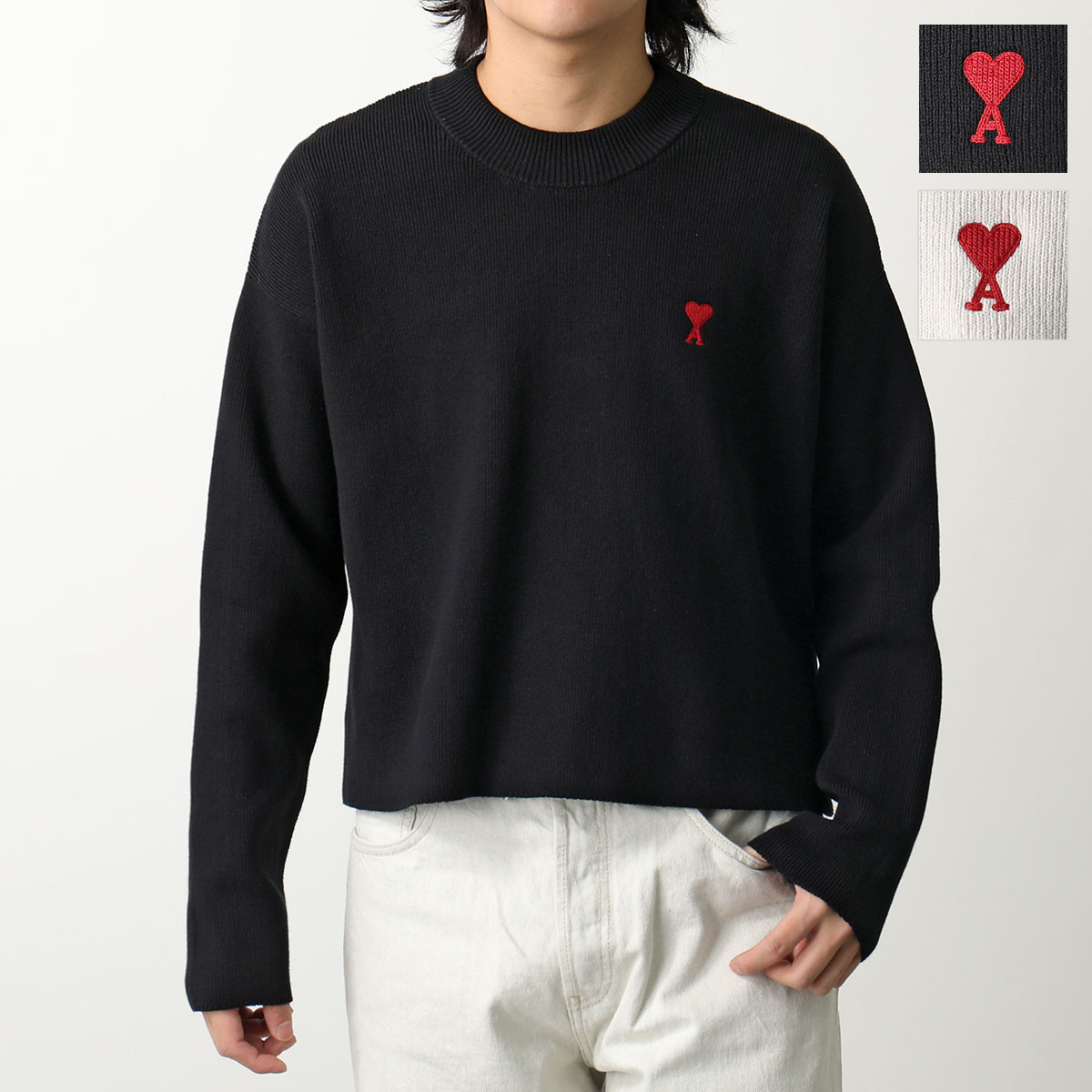 楽天市場】ami paris アミパリス ニット UKS046.KN0042 メンズ