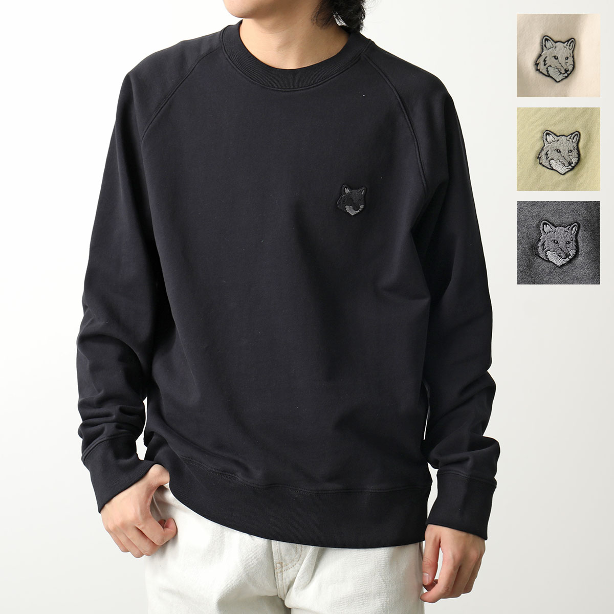 楽天市場】MAISON KITSUNE メゾンキツネ トレーナー MM00304KM0001