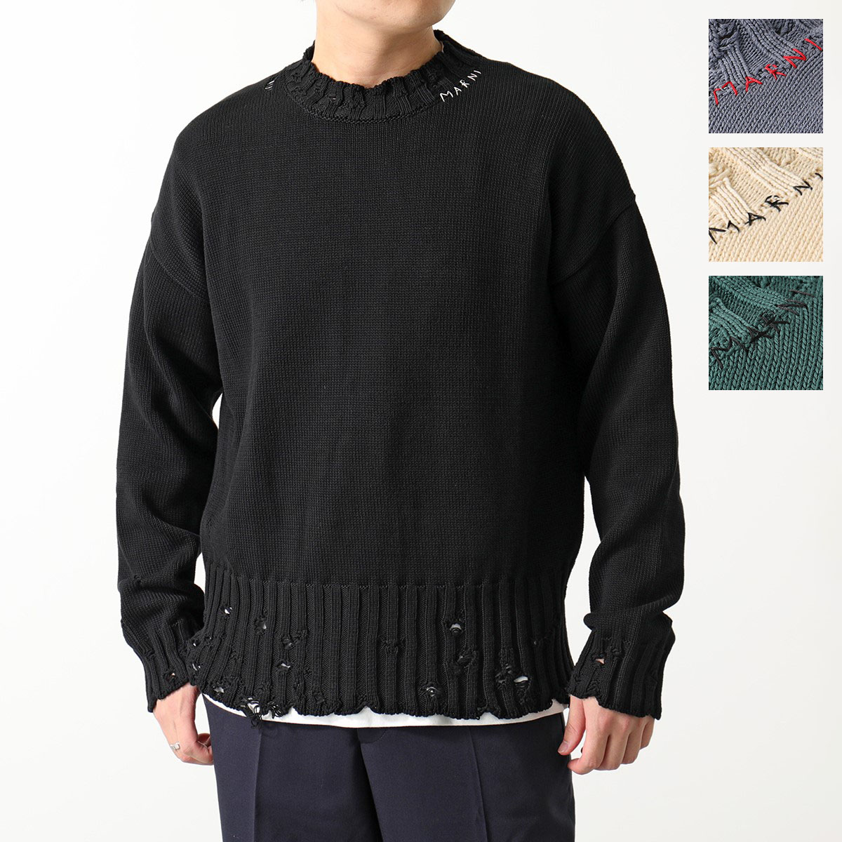 楽天市場】MARNI マルニ セーター GCMG0210A0 UFC652 メンズ クルー