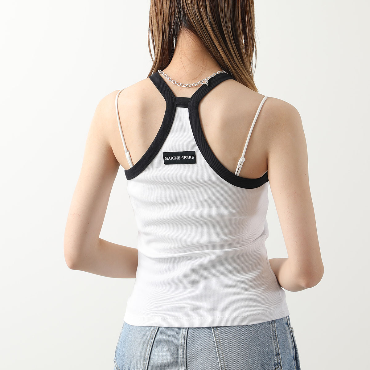 楽天市場】Marine Serre マリーン セル タンクトップ Organic Cotton