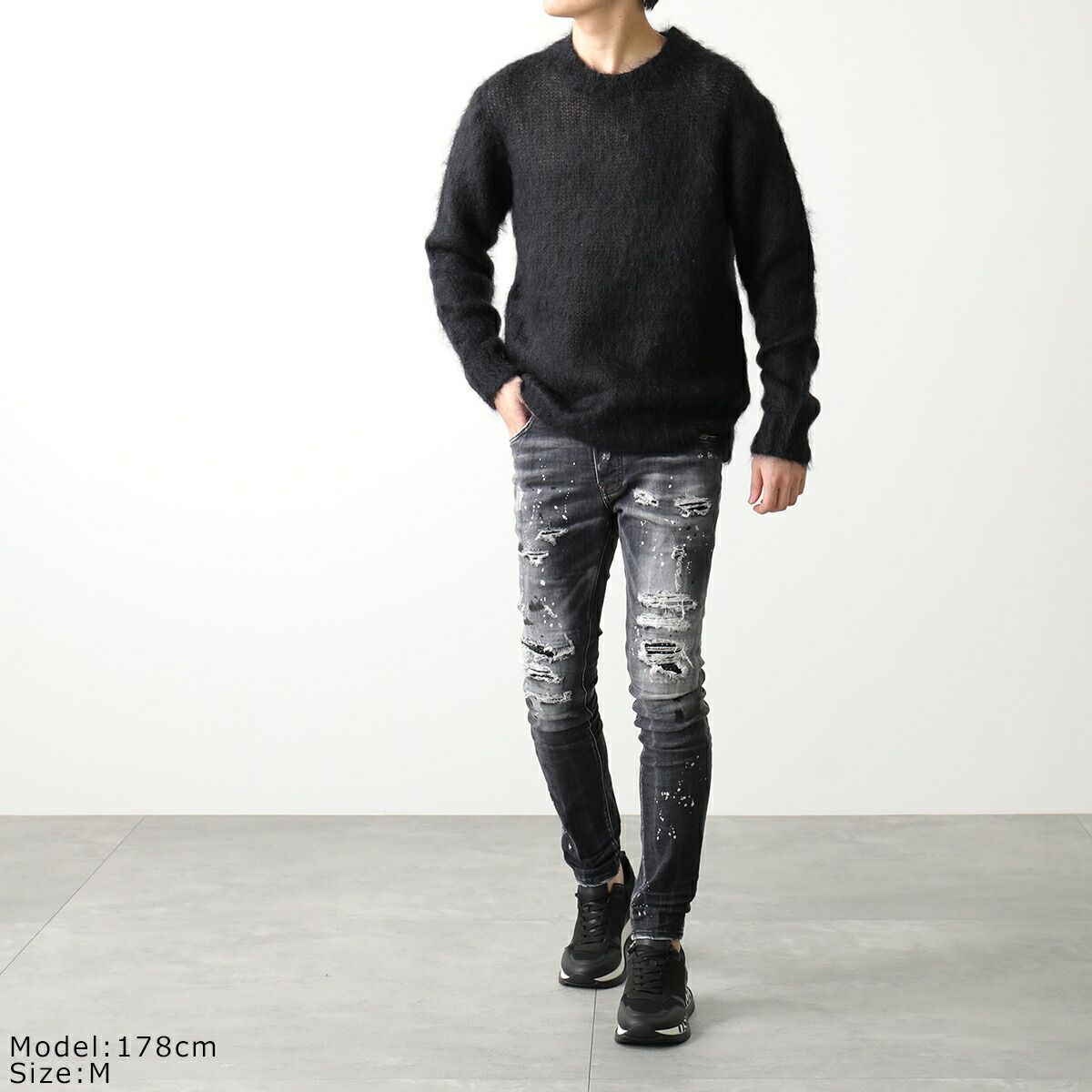 楽天市場】DSQUARED2 ディースクエアード セーター FUZZY CREWNECK