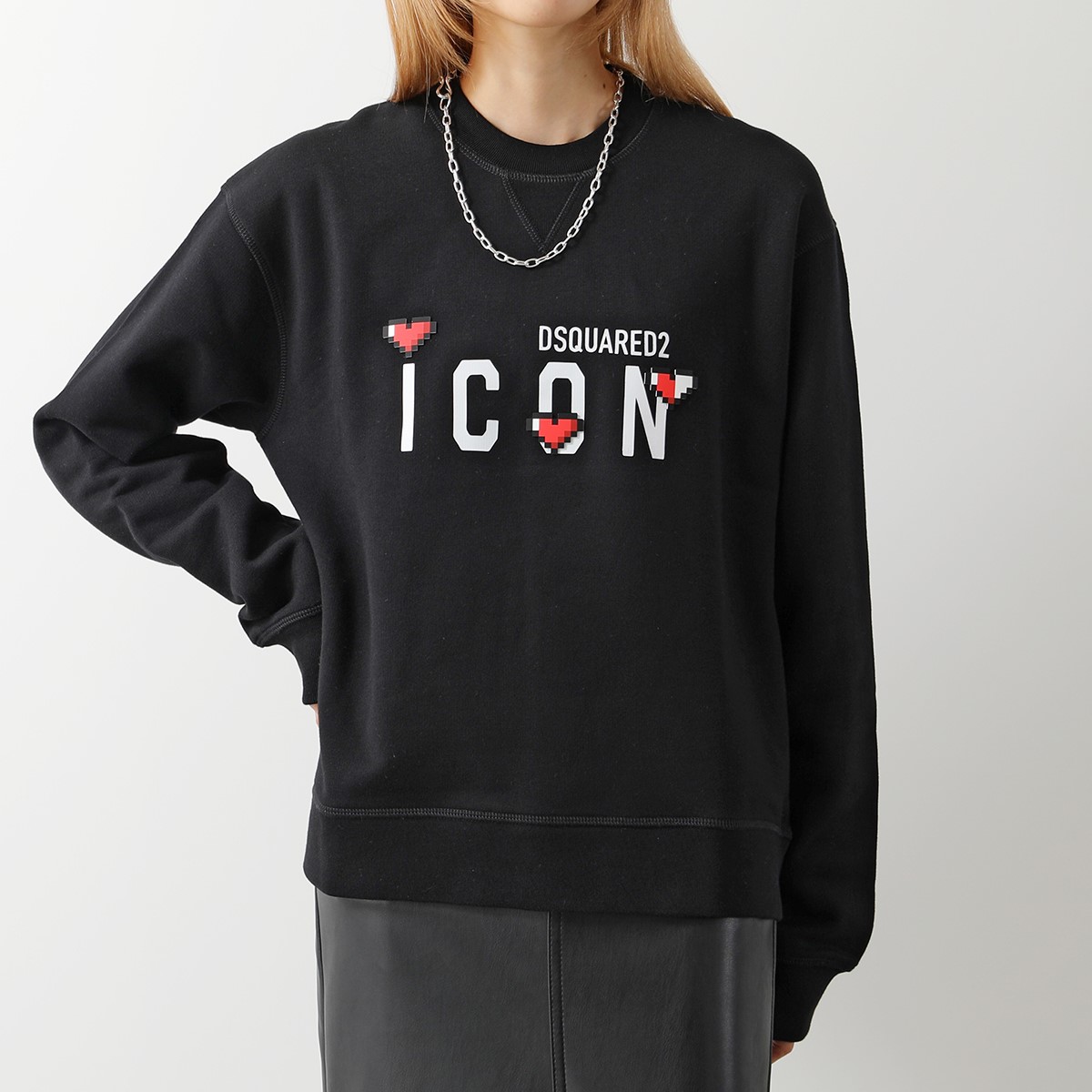 楽天市場】DSQUARED2 ディースクエアード トレーナー ICON GAME LOVER