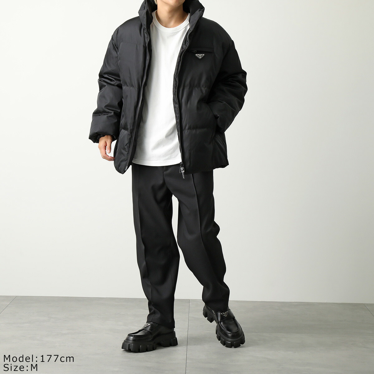 楽天市場】PRADA プラダ ダウンジャケット SGC045 1WQ8 メンズ Re