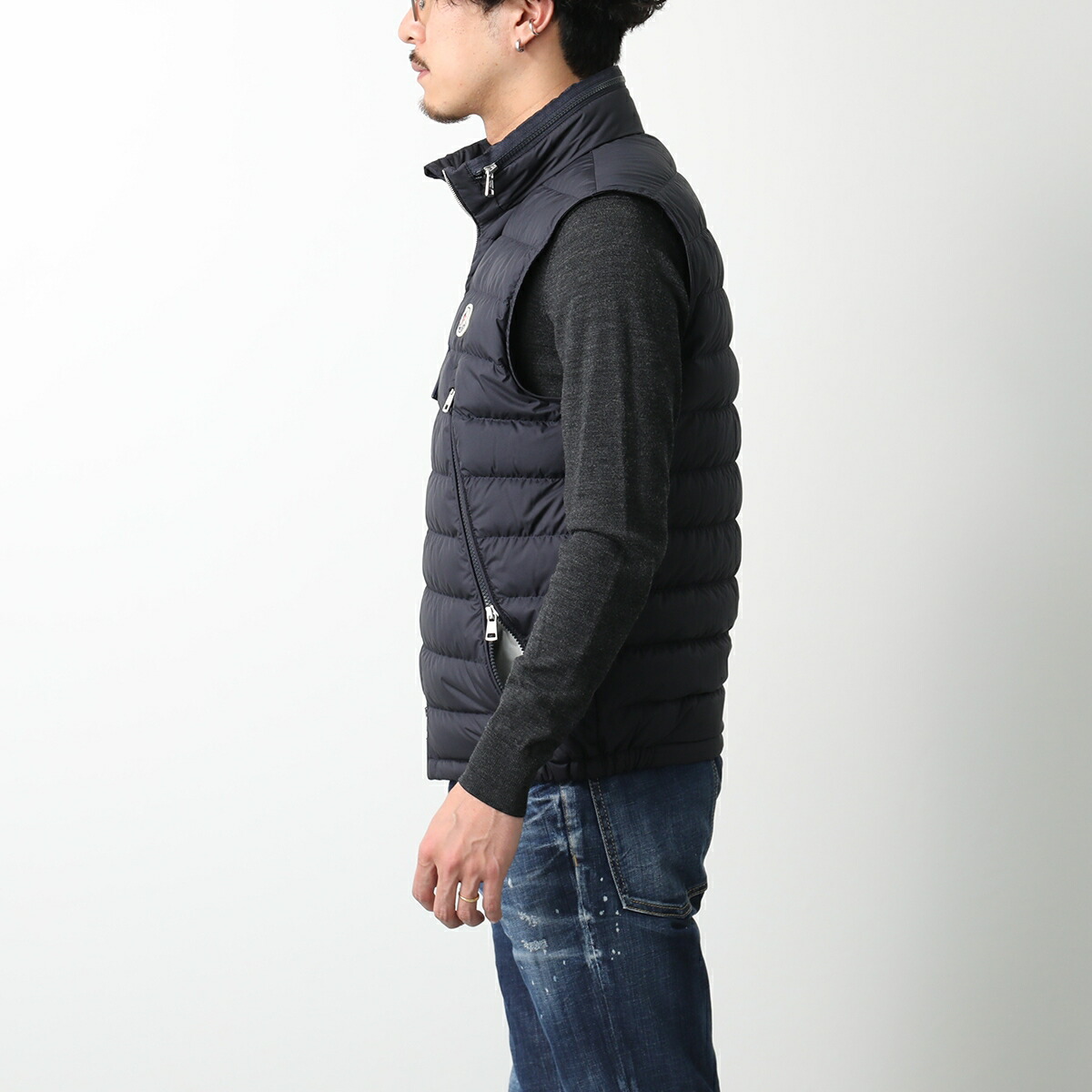 楽天市場】MONCLER モンクレール ダウンベスト ALBYT 1A00060 54A81