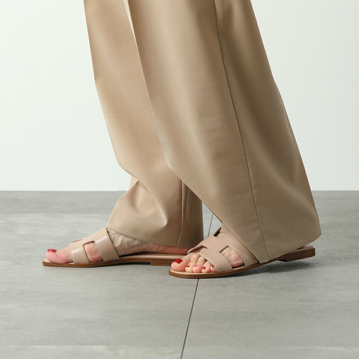 楽天市場】HERMES エルメス サンダル Oran オラン レディース フラット