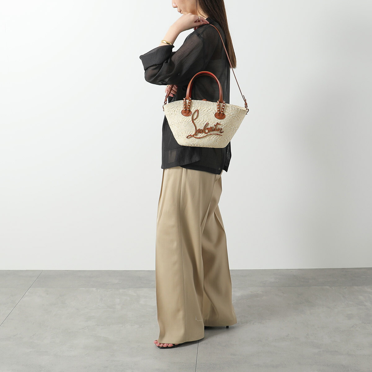 楽天市場】Christian Louboutin クリスチャンルブタン かごバッグ