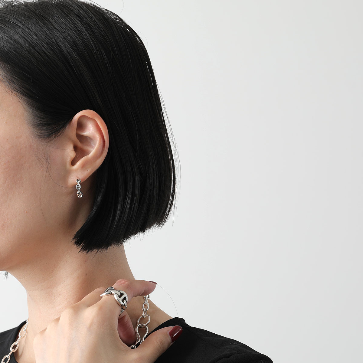 楽天市場】HOORSENBUHS ホーセンブース ピアス MICRO CRESCENT HB074