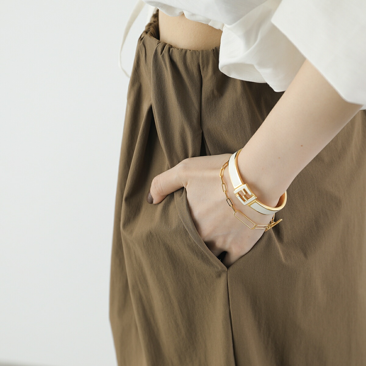 楽天市場】CLOCHE クロシェ タックパンツ 86514 レディース 接触冷感