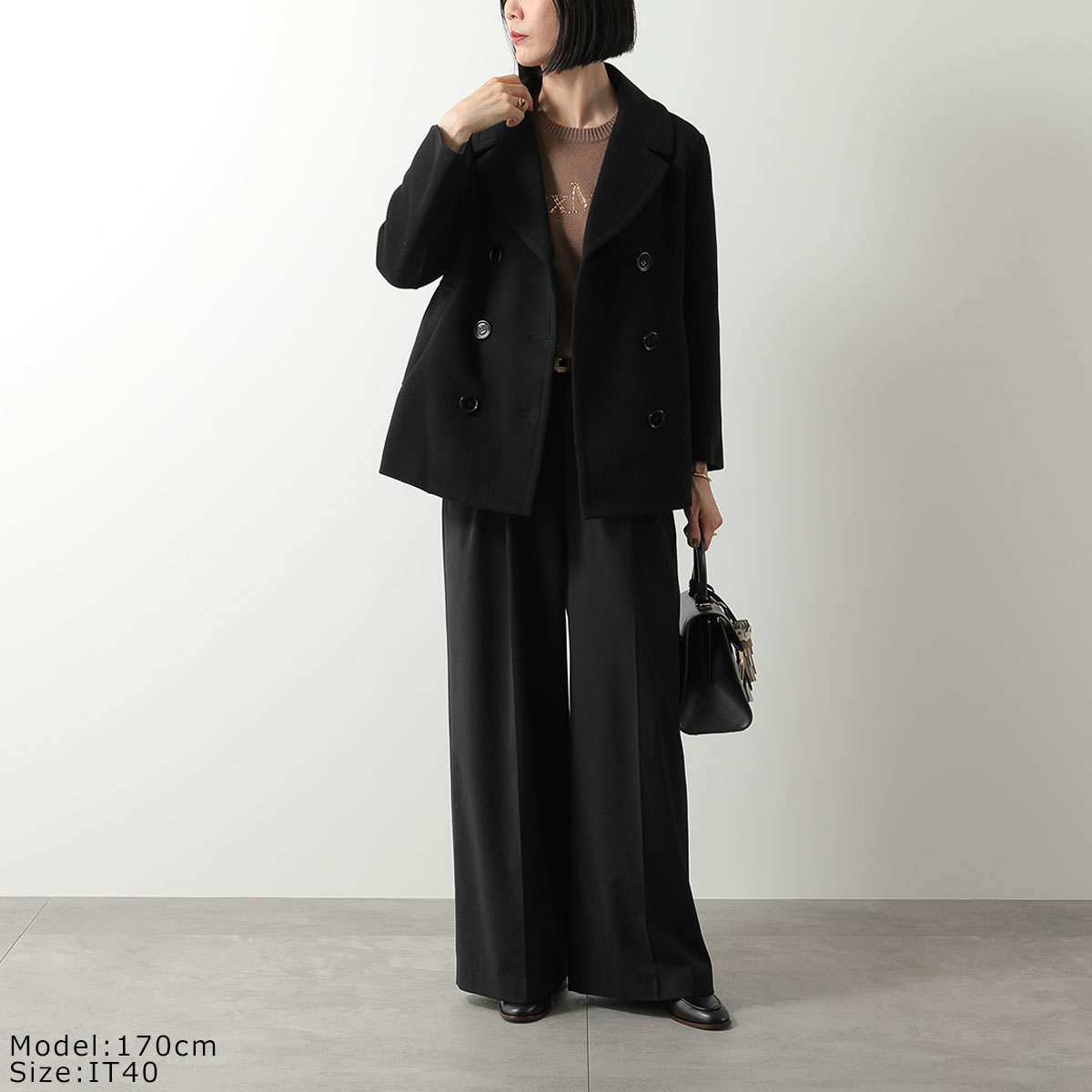 楽天市場】S MAX MARA エス マックスマーラ ピーコート ELISE エリーゼ