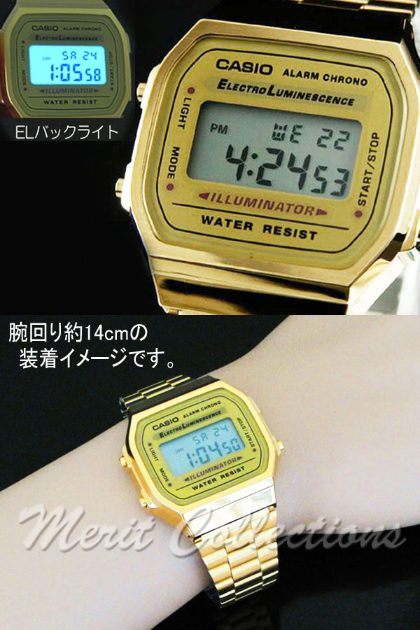 楽天市場】【男女兼用】CASIO A168WG-9W VINTAGE SERIES カシオ 人気