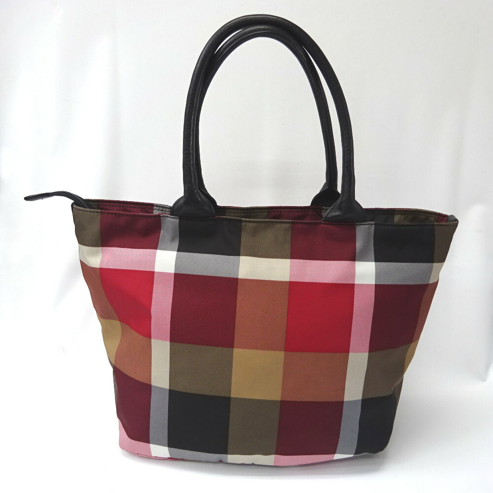 楽天市場】バーバリーブルーレーベル トートバッグ チェック柄 01570