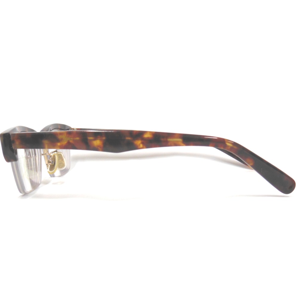 楽天市場】金子眼鏡 メガネ 恒眸作 度入り ハーフリム T-255 ブラウン