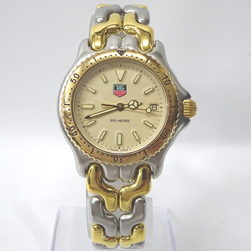 楽天市場】タグホイヤー 腕時計 セル デイト S95.713 ゴールド