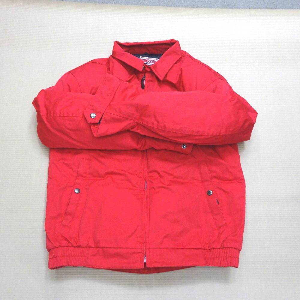 楽天市場】シンプソン ライダースジャケット コットン レッド Size#3L