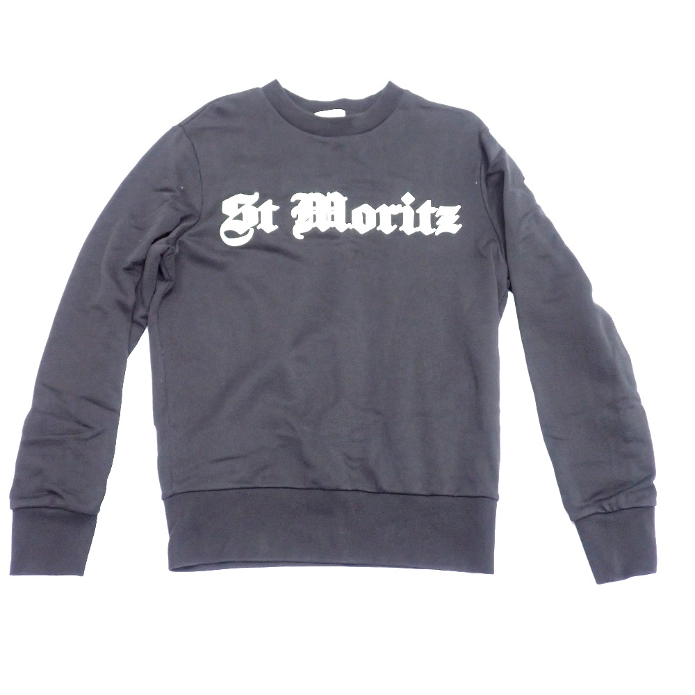 楽天市場】モンクレール スウェット フロントロゴ ブラック #XS【質