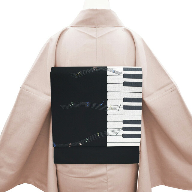 楽天市場】【新品】 名古屋帯 未使用 正絹 九寸 京都 西陣 大光 黒