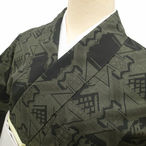 楽天市場】クーポン発行中！【中古】 本場大島紬 袷 着物 古代染色純泥