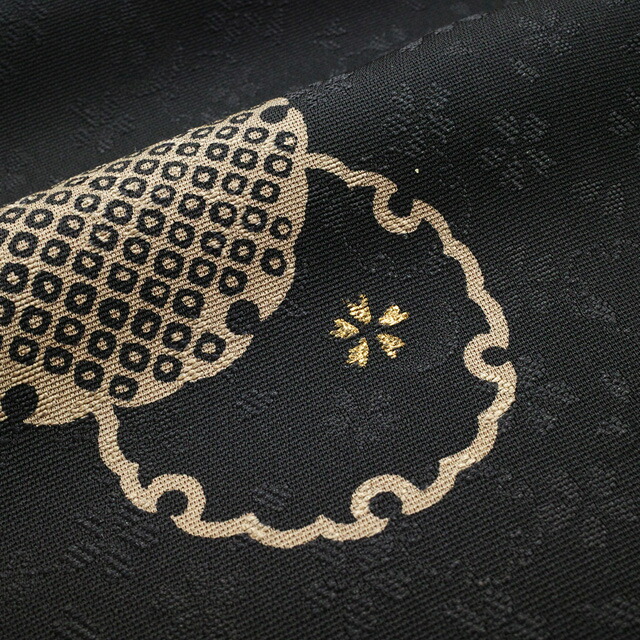 楽天市場】【新古品】 小紋 着物 正絹 袷 中村玉緒 監修 黒地 雪輪 桜