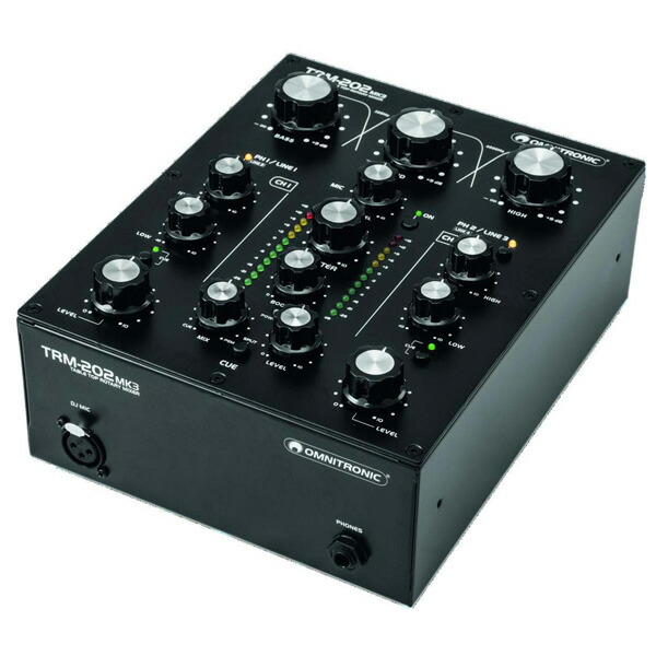 楽天市場】Omnitronic(オムニトロニック) / TRM-202 MK3 2チャンネル
