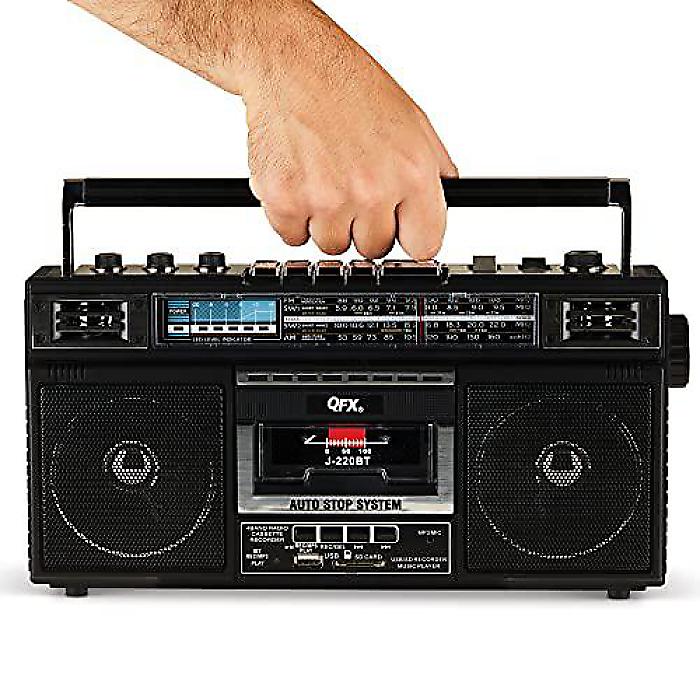 楽天市場】QFX J-220BT Bluetoothカセットラジオ付きMP3変換ブーム