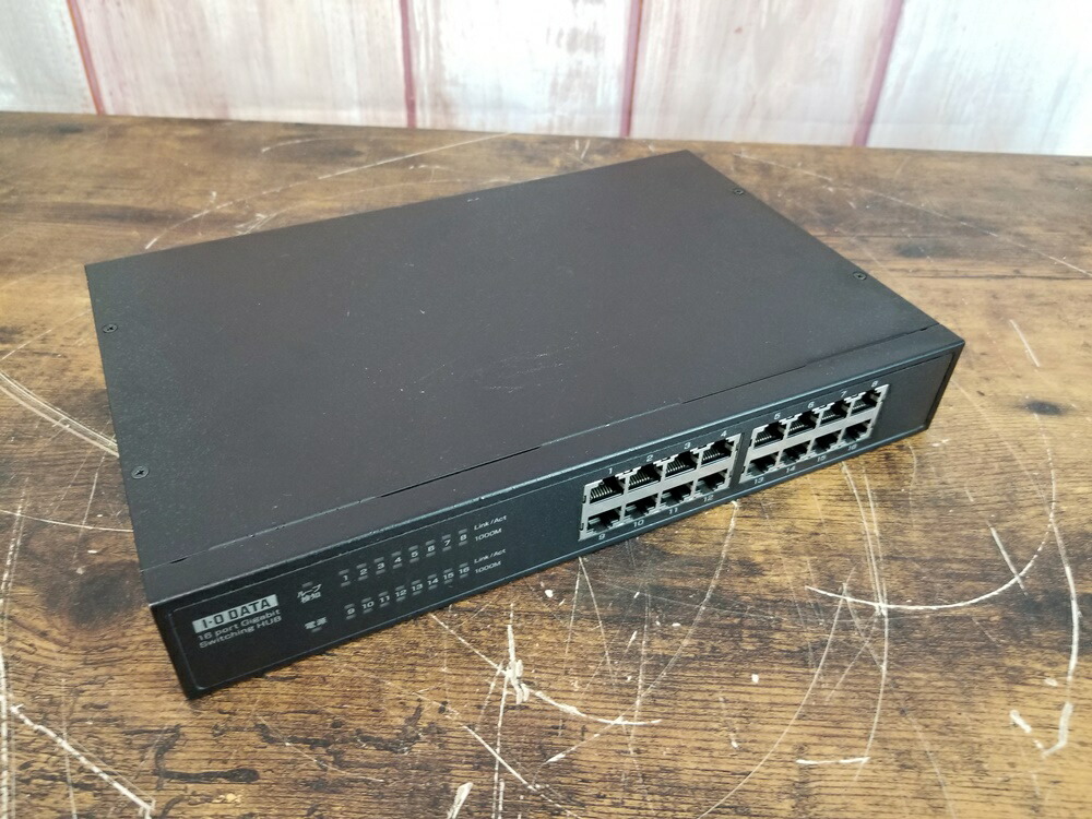 楽天市場】I-O DATA/アイ・オー・データ 16ポート スイッチングハブ