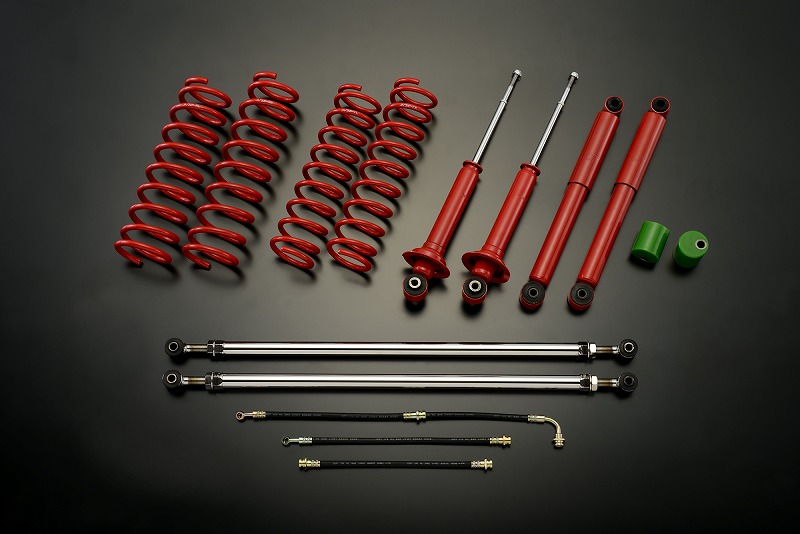 ジムニー ja22 12 2インチアップ　サスペンション ジムニー JA12V/JA12W/JA22W グレースサス 2インチ リフトアップ