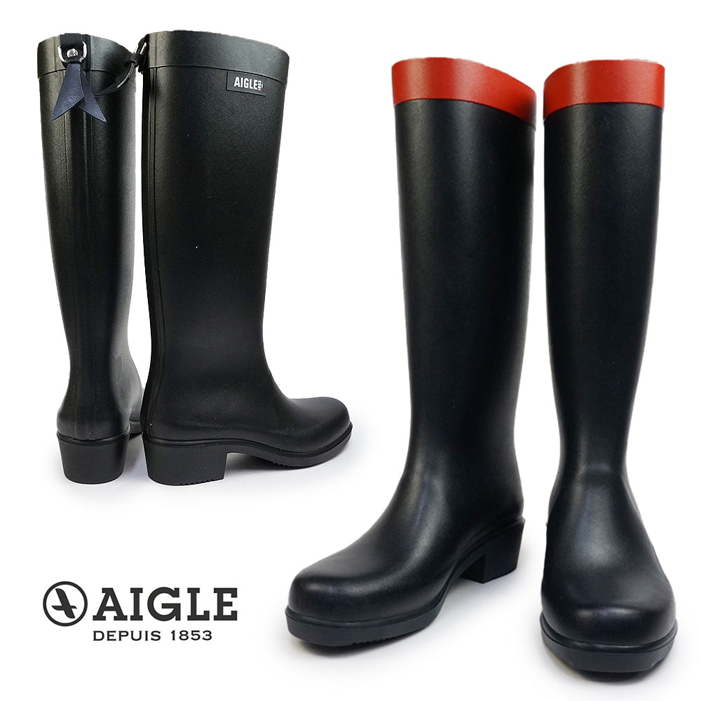 楽天市場】エーグル レインブーツ レディース 防水 長靴 ZZFNB66