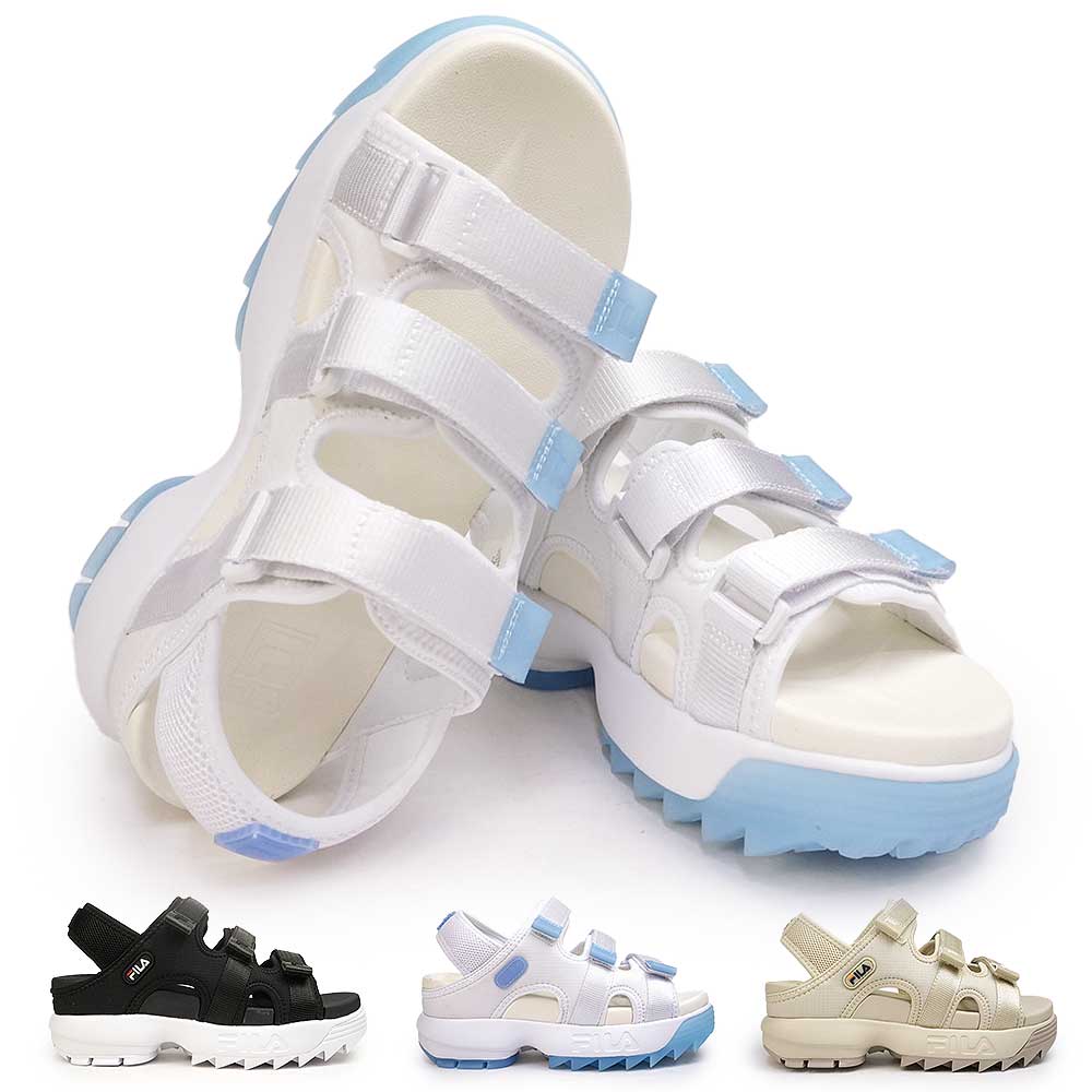 楽天市場】フィラ サンダル レディース ディスラプター SD パフィー