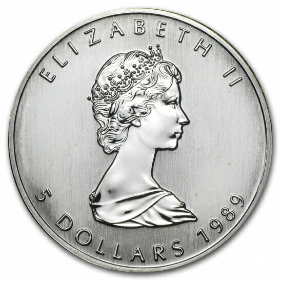 楽天市場】即納・追跡可 新品未使用 1989 カナダ メイプル 銀貨 1