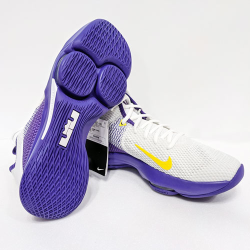 楽天市場】【送料無料】 レブロン・ウィットネス4（白/紫）NIKE バスケ