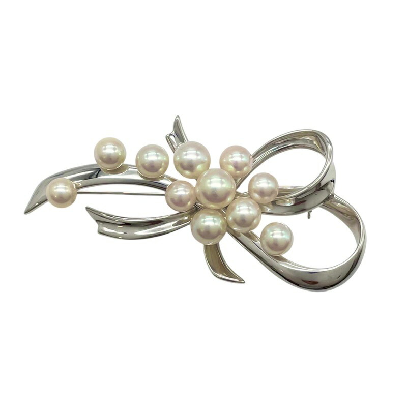 楽天市場】TASAKI（モチーフリボン）（ブローチ｜レディースジュエリー