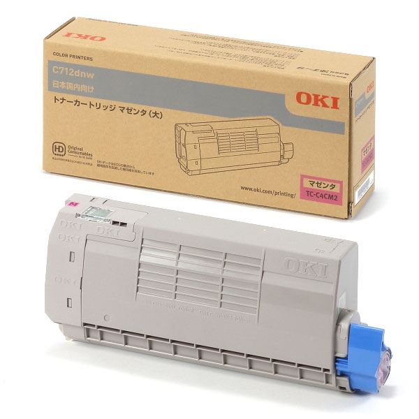 純正品】 OKI TC-C4CM2 トナーカートリッジ マゼンタ 大